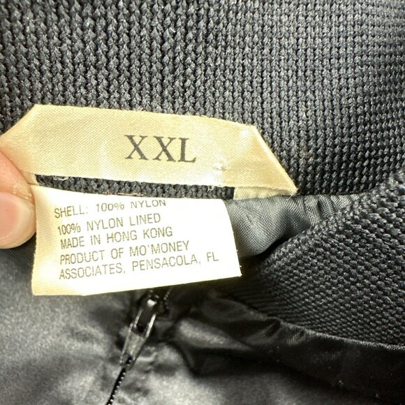 Vintage 80s 90s Westward HO Casino Mens Satin Bomber Jacket Heavily Embroidered - Picture 5 of 8